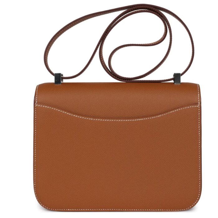 HERMÈS CONSTANCE 1-24 GOLD EPSOM PALLADIUM HARDWARE