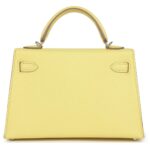 HERMÈS KELLY SELLIER 20 LIMONCELLO CHEVRE PALLADIUM HARDWARE