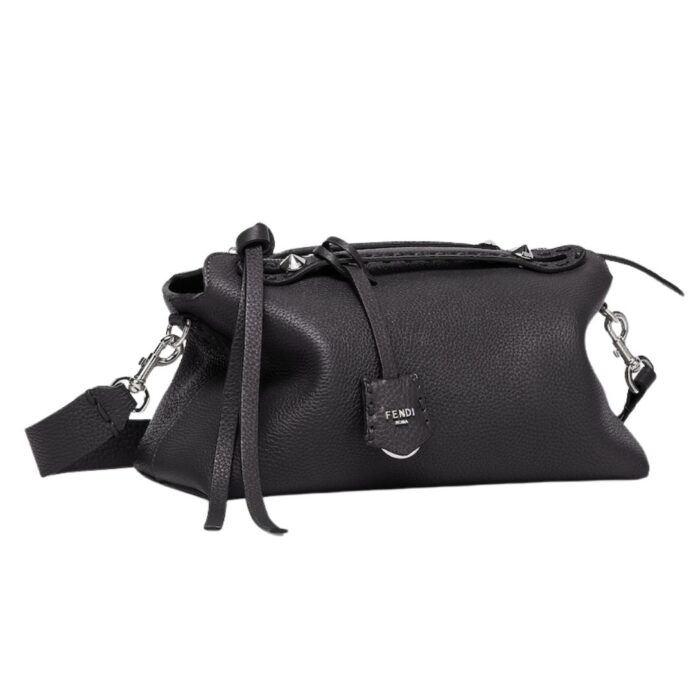 FENDI BY THE WAY SELLERIA MEDIUM MAUVE SELLERIA BAG WITH 192 HAND-SEWN TOPSTITCHES