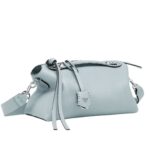 FENDI BY THE WAY SELLERIA MEDIUM MAUVE SELLERIA BAG WITH 192 HAND-SEWN TOPSTITCHES