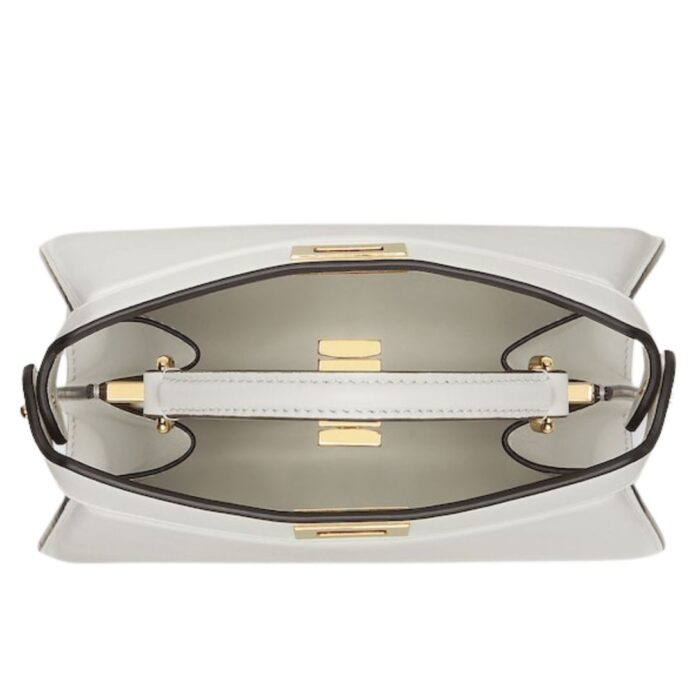 FENDI PEEKABOO ISEEU PETITE PADDED NAPPA LEATHER BAG