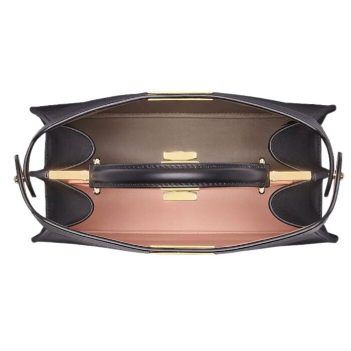FENDI PEEKABOO ISEEU SMALL BLACK CALF LEATHER BAG (Copy)