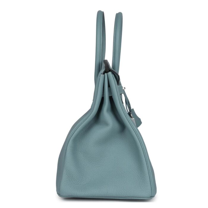 HERMÈS BIRKIN 35 CIEL TOGO PALLADIUM HARDWARE