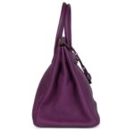 PRE-OWNED BIRKIN 35 ANEMONE TOGO PALLADIUM HARDWARE