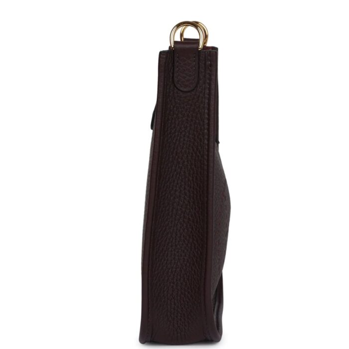 HERMÈS EVELYNE TPM ROUGE SELLIER CLEMENCE GOLD HARDWARE