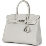 HERMÈS BIRKIN 30 GRIS PALE TOGO PALLADIUM HARDWARE