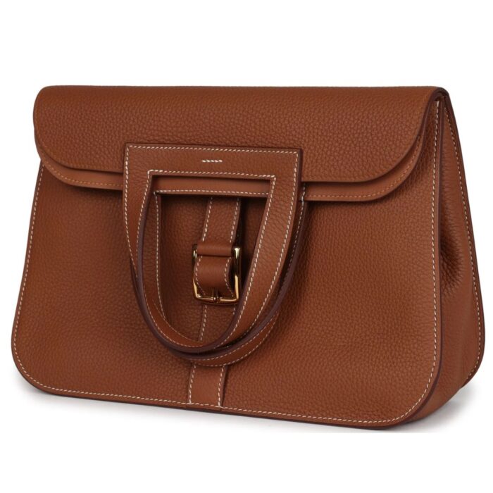 HERMÈS HALZAN 31 GOLD CLEMENCE GOLD HARDWARE