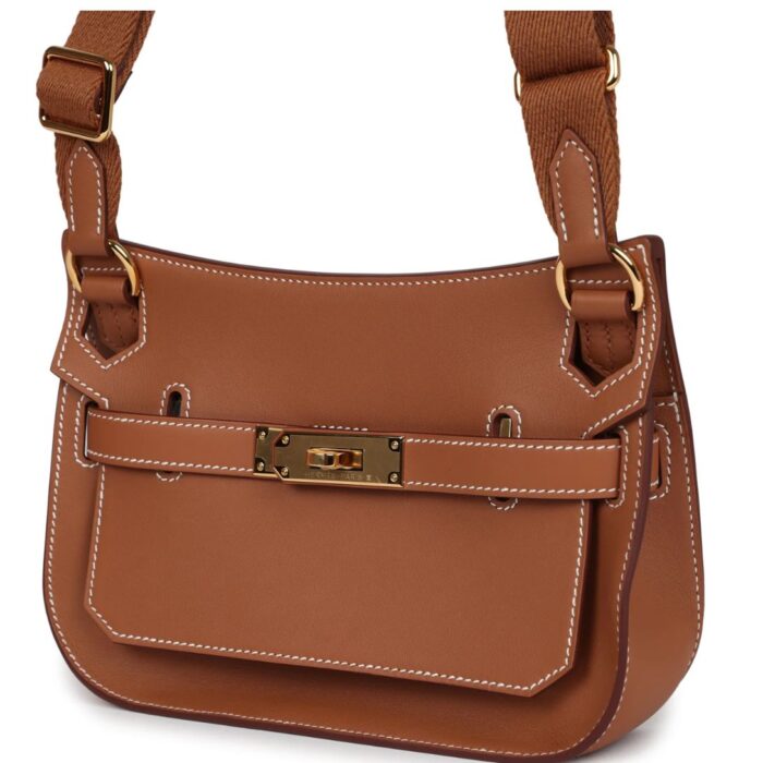HERMÈS JYPSIERE MINI GOLD SWIFT GOLD HARDWARE