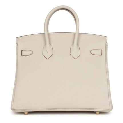HERMÈS BIRKIN 25 CRAIE TOGO GOLD HARDWARE