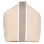 HERMÈS BRIDE-A-BRAC GM NEUTRAL TOILE CANVAS PALLADIUM HARDWARE
