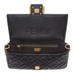FENDI BAGUETTE BLACK LEATHER BAG