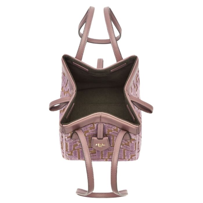 FENDI ORIGAMI MINI TRANSFORMABLE FF JACQUARD VELVET MINI-BAG