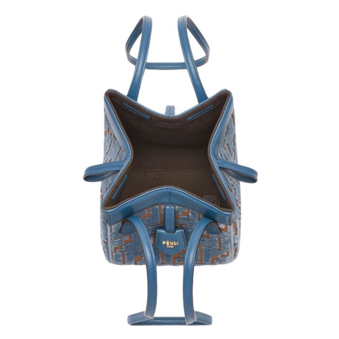 FENDI ORIGAMI MINI TRANSFORMABLE FF JACQUARD VELVET MINI-BAG