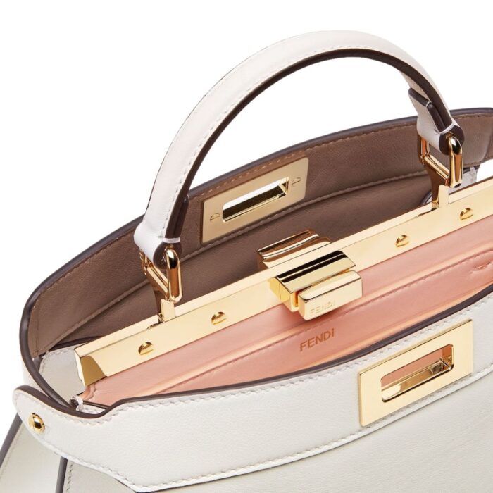 FENDI PEEKABOO ISEEU SMALL CALF LEATHER BAG