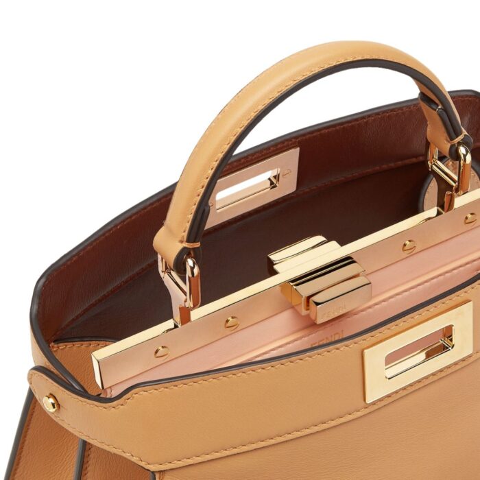 FENDI PEEKABOO ISEEU SMALL CALF LEATHER BAG