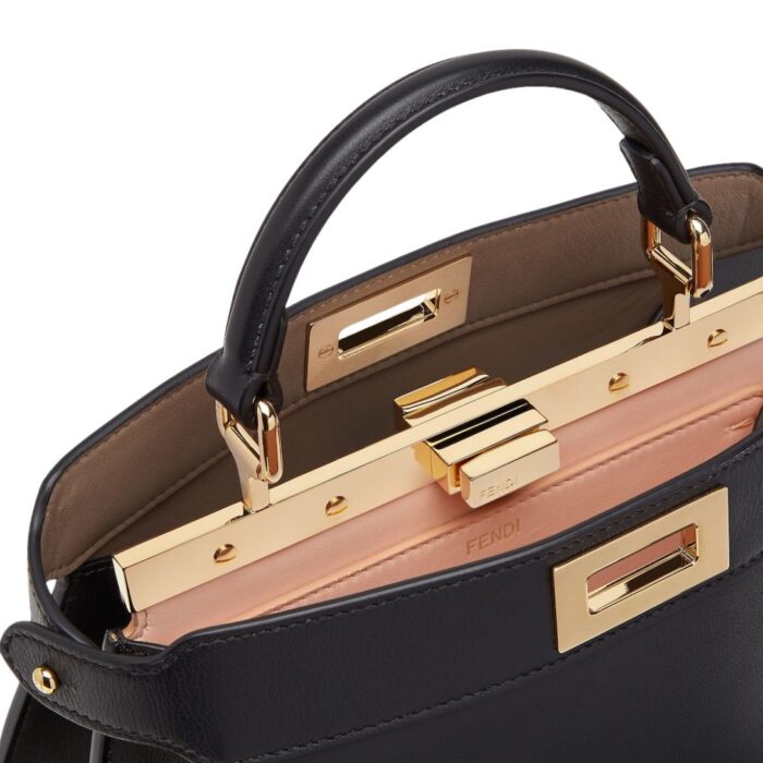 FENDI PEEKABOO ISEEU SMALL BLACK CALF LEATHER BAG (Copy)