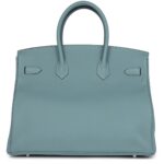 HERMÈS BIRKIN 35 CIEL TOGO PALLADIUM HARDWARE