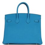 HERMÈS BIRKIN 25 BLEU ZANZIBAR TOGO PALLADIUM HARDWARE