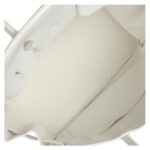 PRE-OWNED HERMÈS BIRKIN 35 WHITE CLEMENCE PALLADIUM HARDWARE