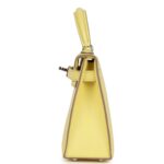 HERMÈS KELLY SELLIER 20 LIMONCELLO CHEVRE PALLADIUM HARDWARE