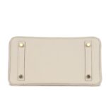 HERMÈS BIRKIN 25 CRAIE TOGO GOLD HARDWARE