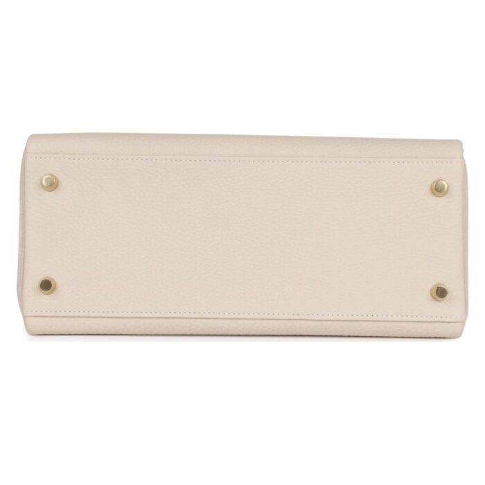 HERMÈS KELLY RETOURNE 28 CRAIE TOGO GOLD HARDWARE