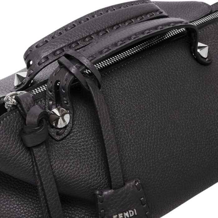 FENDI BY THE WAY SELLERIA MEDIUM MAUVE SELLERIA BAG WITH 192 HAND-SEWN TOPSTITCHES