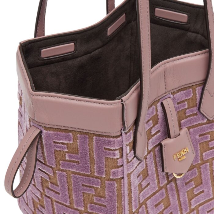 FENDI ORIGAMI MINI TRANSFORMABLE FF JACQUARD VELVET MINI-BAG