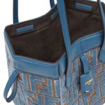 FENDI ORIGAMI MINI TRANSFORMABLE FF JACQUARD VELVET MINI-BAG