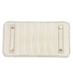 HERMÈS BIRKIN 25 BETON MATTE ALLIGATOR GOLD HARDWARE