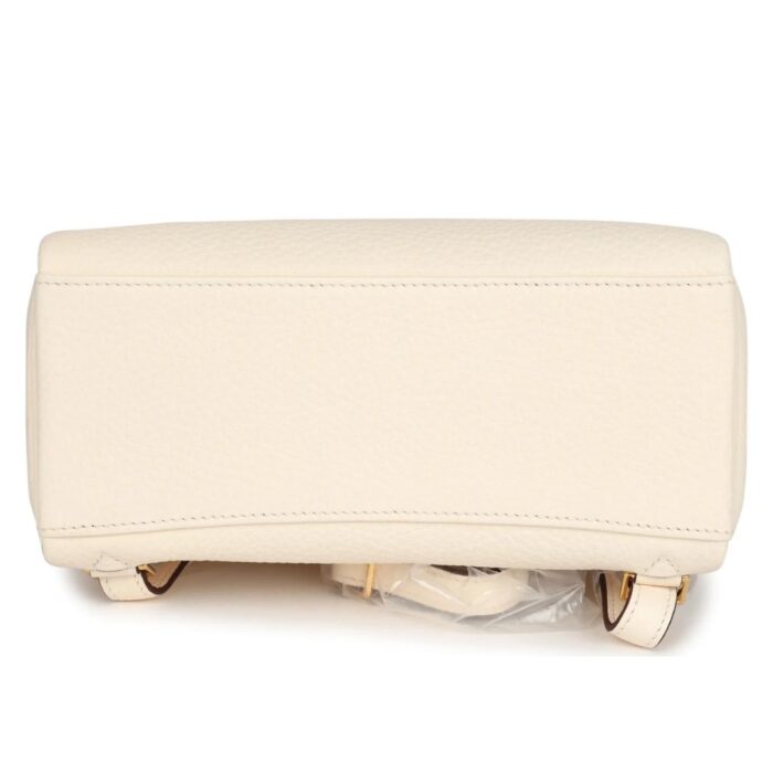 HERMÈS KELLY ADO II BACKPACK NATA CLEMENCE GOLD HARDWARE