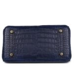 HERMÈS BIRKIN 25 BLEU SAPHIR MATTE ALLIGATOR GOLD HARDWARE