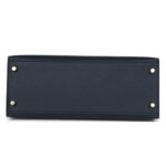 HERMÈS KELLY SELLIER 28 BLEU INDIGO EPSOM GOLD HARDWARE