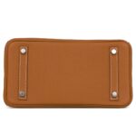 HERMÈS BIRKIN 25 GOLD TOGO PALLADIUM HARDWARE