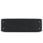 HERMÈS SPECIAL ORDER HSS KELLY SELLIER 20 BLACK CHEVRE MYSORE PALLADIUM HARDWARE