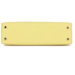 HERMÈS KELLY SELLIER 20 LIMONCELLO CHEVRE PALLADIUM HARDWARE
