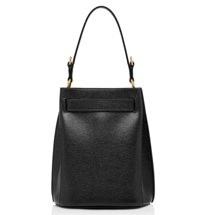 TOM FORD GRAIN LEATHER AUDREY MINI BUCKET BAG