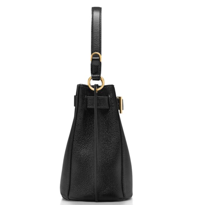 TOM FORD GRAIN LEATHER AUDREY MINI BUCKET BAG