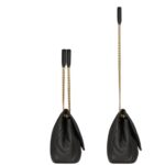 SAINT LAURENT CALYPSO LARGE IN GRAINED LAMBSKIN