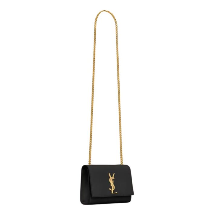 SAINT LAURENT KATE SMALL IN GRAIN DE POUDRE EMBOSSED LEATHER