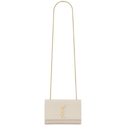 SAINT LAURENT KATE SMALL IN GRAIN DE POUDRE EMBOSSED LEATHER