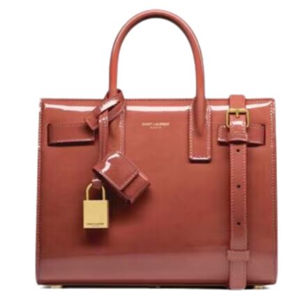 SAINT LAURENT SAC DE JOUR NANO IN PATENT LEATHER