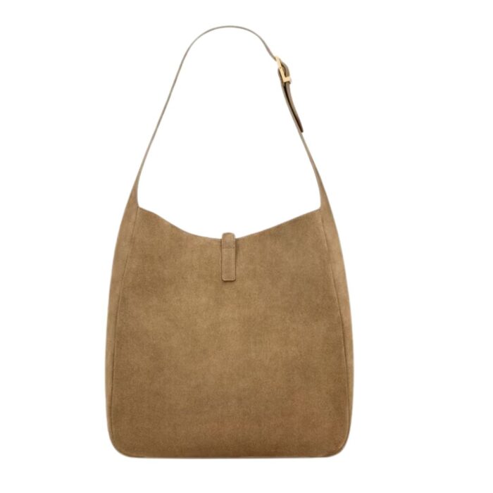 SAINT LAURENT LE 5 À 7 SUPPLE LARGE IN SUEDE