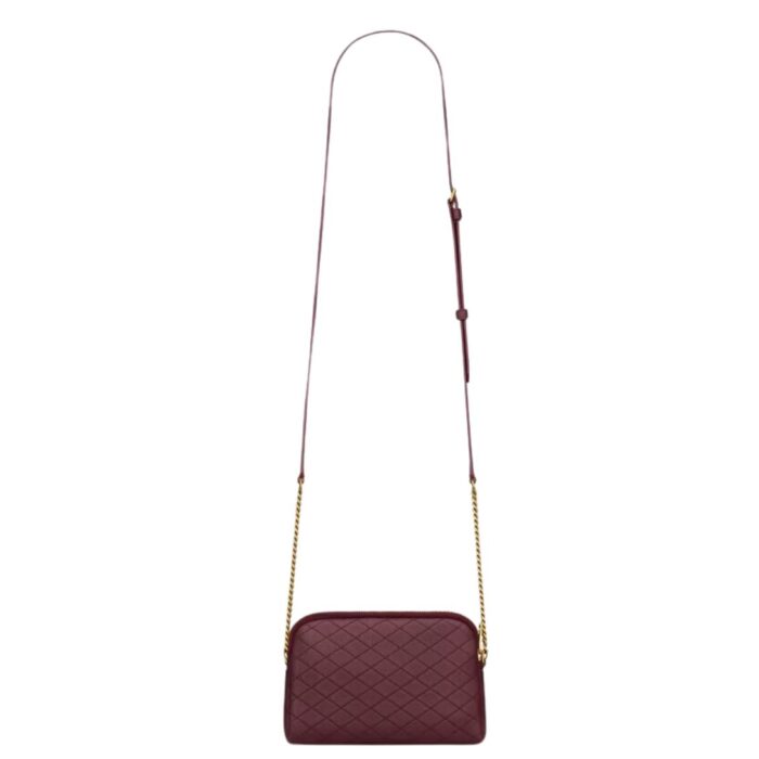 SAINT LAURENT GABY ZIPPED POUCH IN QUILTED LAMBSKIN