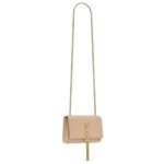 SAINT LAURENT KATE SMALL TASSEL IN CROCODILE-EMBOSSED LEATHER
