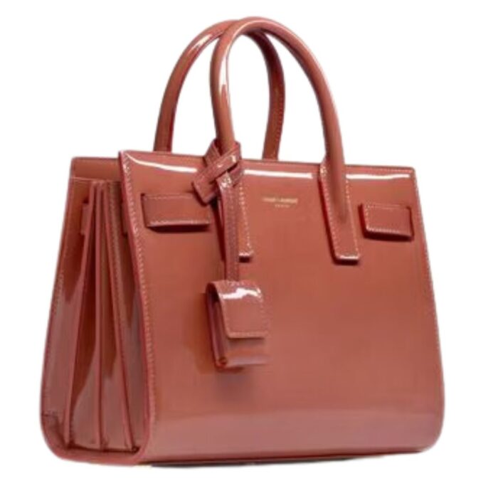 SAINT LAURENT SAC DE JOUR NANO IN PATENT LEATHER
