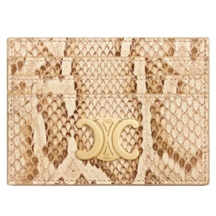 CELINE CARD HOLDER TRIOMPHE IN PYTHON