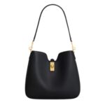 CELINE SMALL CAMILLE 16 SOFT BAG IN SMOOTH CALFSKIN TAN