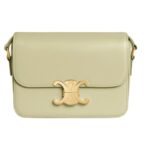 CELINE TEEN TRIOMPHE BAG IN SHINY CALFSKIN PASTEL PINK
