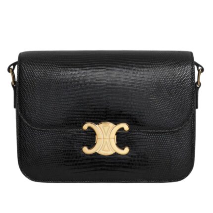 CELINE CLASSIQUE TRIOMPHE BAG IN LIZARD